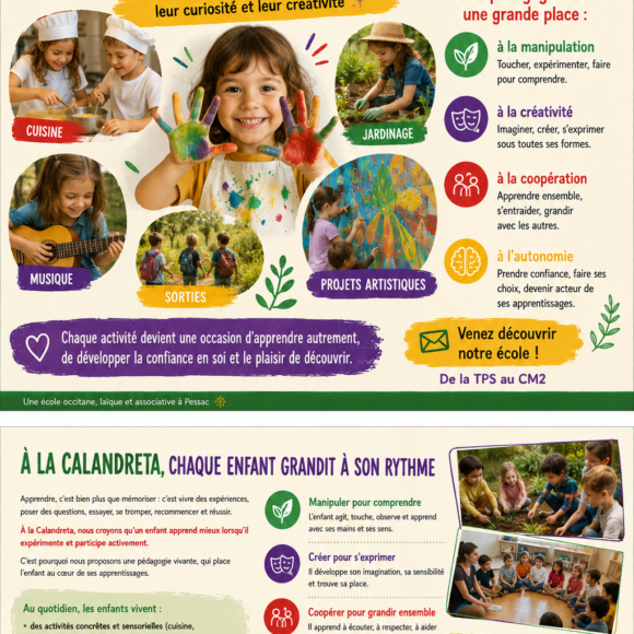 Une école où les enfants apprennent autrement
