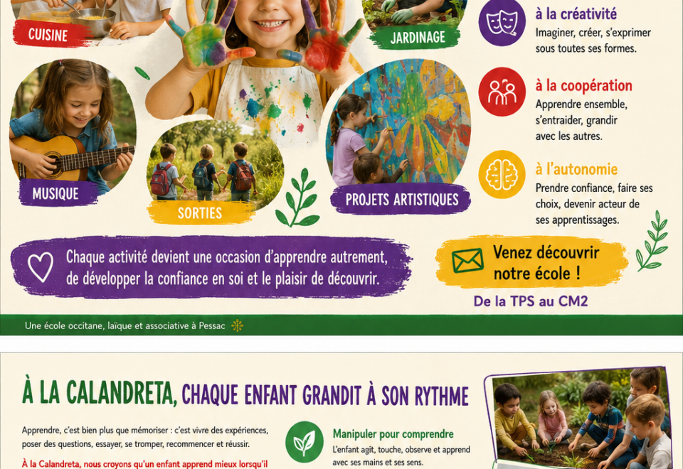 Une école où les enfants apprennent autrement